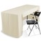 Lann's Linens Premium 6' Trade Show Table Cover - Open Back Fitted Tablecloth